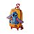 Mochila Escolar Stitch Tropical com 03 Rodinhas Maxtoy - Imagem 3