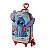 Mochila Escolar Stitch Praia com 03 Rodinhas Maxtoy - Imagem 3