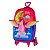 Mochila Escolar de Rodinhas Barbie Pegasus 3D Maxtoy + Lancheira - Imagem 2