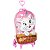 Mochila Escolar de Rodinhas Gatinha Marie 3D Maxtoy + Lancheira - Imagem 2