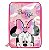 Pasta Universitária Com Zíper Disney Minnie Cor Rosa - Imagem 1