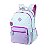 Mochila Sestini Grande 2 Compartimentos College Crinkle 4 - Blueberry - Imagem 2