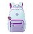 Mochila Sestini Grande 2 Compartimentos College Crinkle 4 - Blueberry - Imagem 1