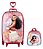 Mochila Escolar de Rodinhas Princesa Moana 3D Maxtoy + Lancheira - Imagem 3