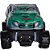 Mochila Escolar Hulk Monster Trucks Maxtoy - Imagem 9