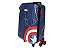 Kit Mala Escolar 03 Rodinhas Avengers - Azul - Imagem 7