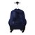 Mochila com Rodinhas Sestini 4 Rodas Paul Frank Azul - Imagem 3