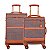 Kit 2 Malas de Viagem Sestini Bordo e Média Royale - Cinza - Imagem 1
