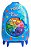 Mochila Escolar de Rodinhas Divertidamente Roleta Azul 3D Maxtoy + Lancheira - Imagem 5