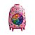 Mochila Escolar de Rodinhas Divertidamente Roleta Rosa 3D Maxtoy + Lancheira - Imagem 3