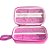 Kit Mala Escolar 03 Rodinhas Hello Kitty Poa Rosa - Imagem 9