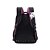 Mochila Escolar Juvenil Nylon Preta com Chaveiro Emilly Vick - Imagem 3
