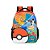Mochila Escolar Infantil Pokémon Evoluções R Vermelha - Imagem 1