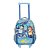 Mochila Escolar Infantil com Rodinhas Grande Azul Bluey e Bingo - Imagem 1