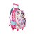Mochila Escolar Infantil Minnie Disney com Rodinhas Rosa - Imagem 2