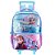 Mochila com Rodinhas Escolar Infantil Azul Frozen Disney - Imagem 1