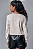 BLUSA BOXY OVER EM MEIA MALHA BEGE CLARO - Imagem 1