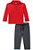 CAMISA POLO ML E CALCA VERMELHO - Imagem 2