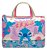 NECESSAIRE GRANDE LILO E STITCH AZUL CEU UN 7909692289607 - Imagem 1