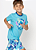 SHORT DOLL KIDS ECO STITCH MNO AZUL CEU 4 7909692287634 - Imagem 1