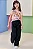 CALCA WIDE LEG EM MOLETOM - Imagem 1