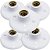Kit Plafonier Plafon Soquete Porcelana E27 100w Branco - Imagem 1