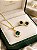 COLAR E BRINCO FLOR ZIRCÔNIA - CONJUNTO FOLHEADO OURO 1038VERDE - Imagem 5