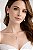 COLAR E BRINCO GOTA CRISTAL - CONJUNTO FOLHEADO OURO 1041ROSE - Imagem 3
