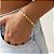 COLAR SHOKER E PULSEIRA CORAÇÃO - CONJUNTO FOLHEADO OURO 1022 - Imagem 2