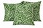Kit 3 Capas de Almofada Folhas Verdes - Imagem 1