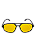 Óculos de sol 1150 Preto e Amarelo - Imagem 2