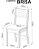CJ MESA PALACE 110 MEL C/4 CAD BRIZA - VIERO - Imagem 3