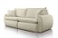 SOFA RETR SF.4510 ALBANY S/CX 240 BOUCLE MARFIM/621 - JC EST - Imagem 2