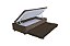 BOX BAU SOLT C/AUX *88X188X38 KORINO MARROM - UNIFLEX - Imagem 1