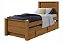 CAMA SOLT ATHENAS + BIBOX ROVERE/OFF - LOPAS - Imagem 1