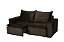SOFA RETR DUBAI 184CM - LISO MARROM - AREZZO - Imagem 1