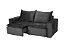 SOFA RETR DUBAI 184CM - LISO CINZA - AREZZO - Imagem 1