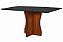 MESA BELLA 0,90 X 0,90 - IMBUIA/PRETO - ART ASSENTOS - Imagem 1