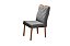 CX C/2 CAD LISBOA C/PEG - IMBUIA - T 618/LINHO CINZA - ART - Imagem 1