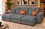 SOFA RETR GRAN BELLO 320 VEL CINZA/20 - IMPERIO - Imagem 7