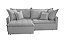 SOFA RETR SF.2360 ZOE 260CM LINHO SAT CINZA/07 - INNOVE - Imagem 1