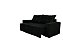 SOFA RETRATIL HAWAII 1,85m - PRETO - Imagem 1