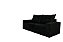 SOFA RETRATIL HAWAII 1,85m - PRETO - Imagem 2