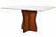 MESA BELLA 1,20 x 0,90 - IMBUIA C/ OFF WHITE - Imagem 1
