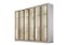 GR. RIZON GLASS 6PTS REFL 8GV C/KIT LED BR NEVE - NH - Imagem 1