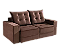 SOFA RECLINAVEL BARI 1.80 - MARROM/815 - Imagem 1