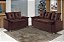 SOFA 3X2 LUG - PAMPULHA - TEC MARROM - Imagem 2