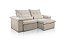 SOFA RETR VALENCIA 210CM VEL CAPPUCCINO/525 - JC ESTOFADOS - Imagem 1
