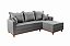 SOFA SF.2210 CHAISE MILAO LD ESQ LINHO CINZA/1008 - EVID - Imagem 1