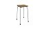MESA DOBRAVEL ASTI MADEIRADO BORDA MEL C/4 BANQ - BONAVITA - Imagem 4